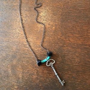 BOHO COPPER NECKLACE WITH KEY